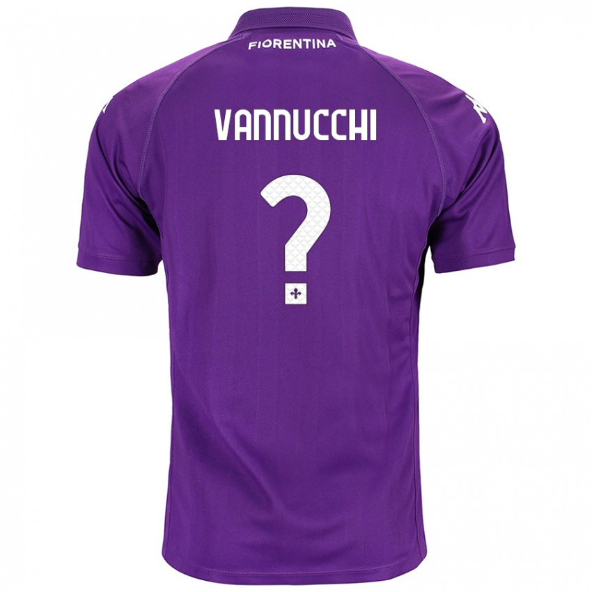 Niño Camiseta Tommaso Vannucchi #0 Morado 1ª Equipación 2024/25 La Camisa Chile