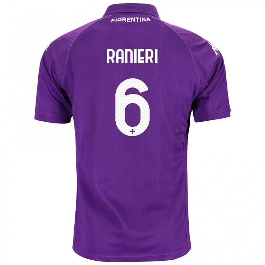 Niño Camiseta Luca Ranieri #6 Morado 1ª Equipación 2024/25 La Camisa Chile