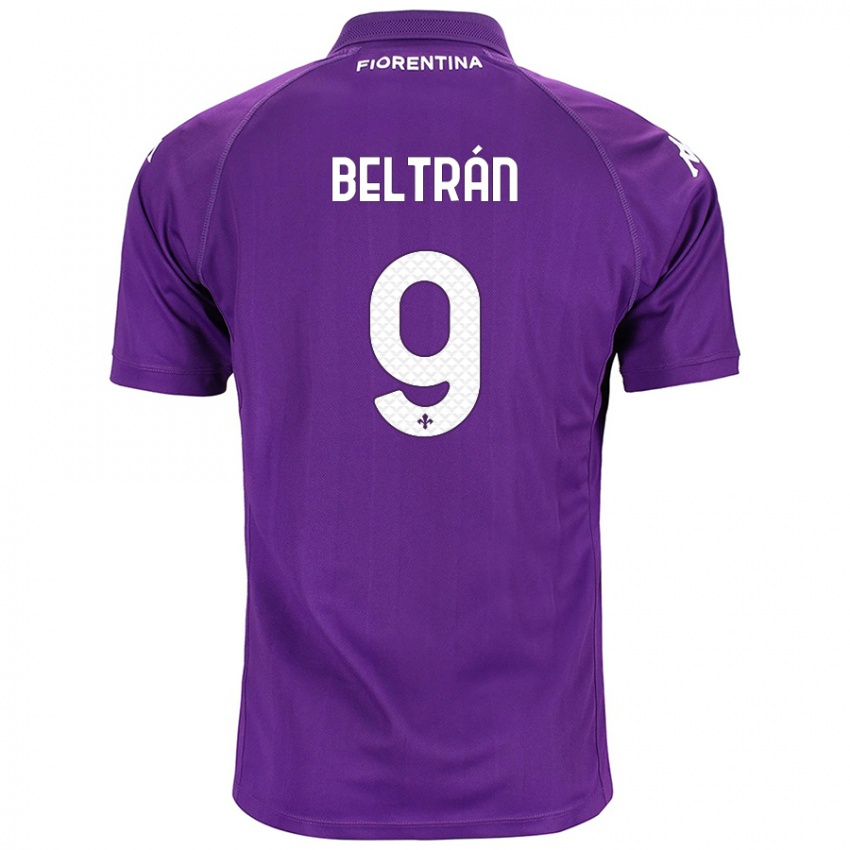 Niño Camiseta Lucas Beltrán #9 Morado 1ª Equipación 2024/25 La Camisa Chile