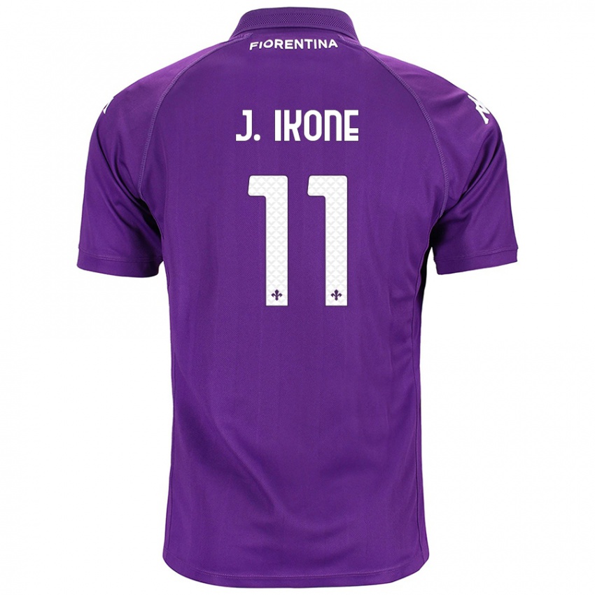 Niño Camiseta Jonathan Ikoné #11 Morado 1ª Equipación 2024/25 La Camisa Chile