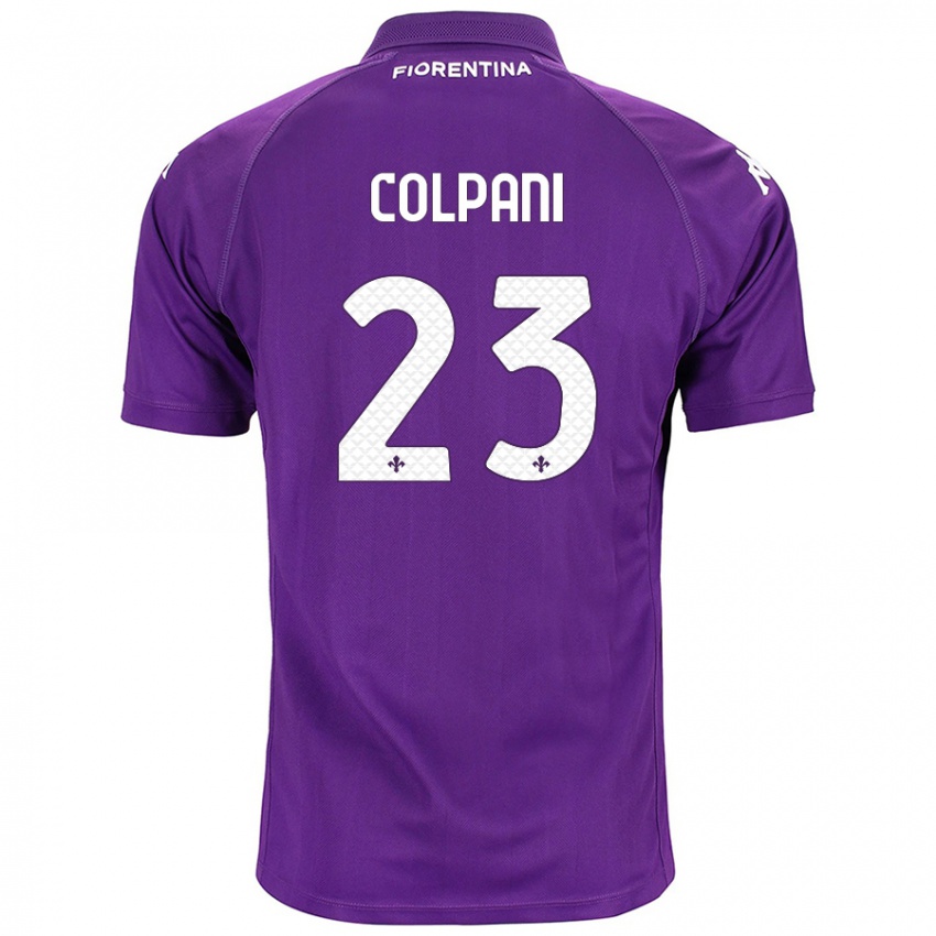 Niño Camiseta Andrea Colpani #23 Morado 1ª Equipación 2024/25 La Camisa Chile