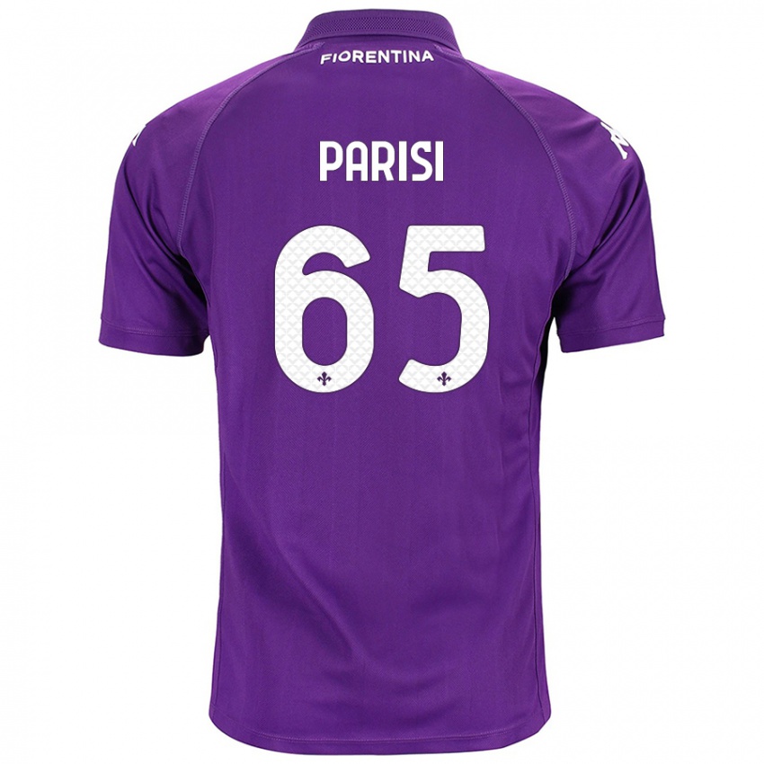 Niño Camiseta Fabiano Parisi #65 Morado 1ª Equipación 2024/25 La Camisa Chile