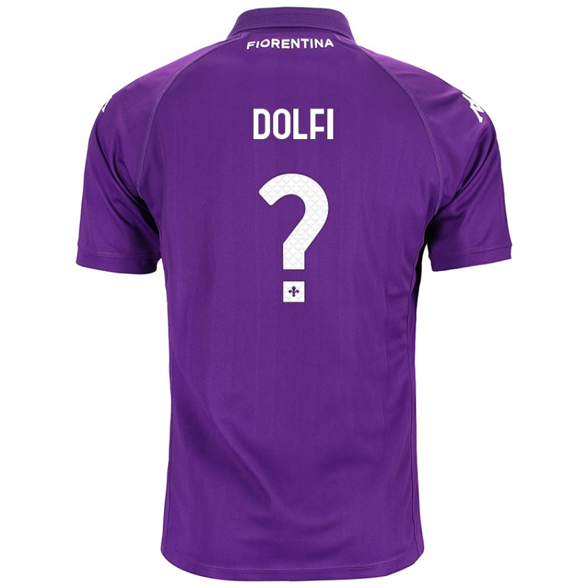 Niño Camiseta Brando Dolfi #0 Morado 1ª Equipación 2024/25 La Camisa Chile