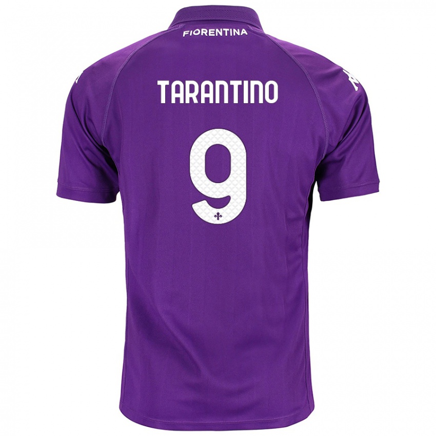 Niño Camiseta Jacopo Tarantino #9 Morado 1ª Equipación 2024/25 La Camisa Chile