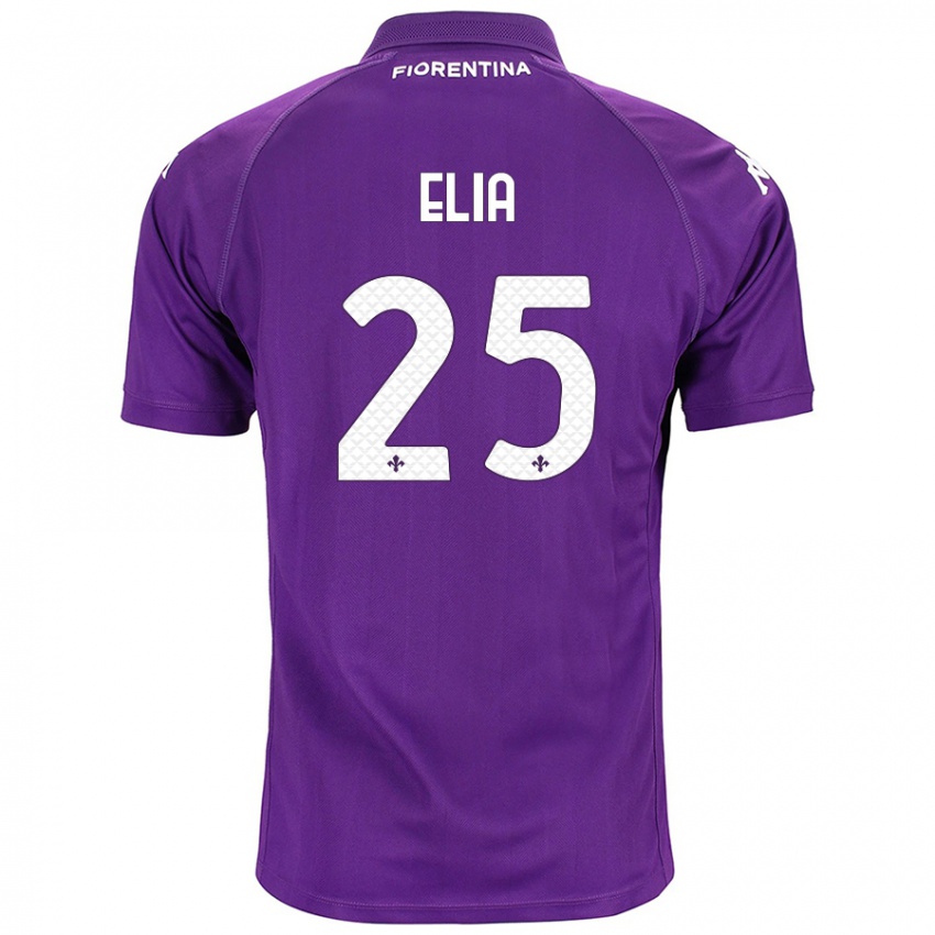 Niño Camiseta Mirko Elia #25 Morado 1ª Equipación 2024/25 La Camisa Chile