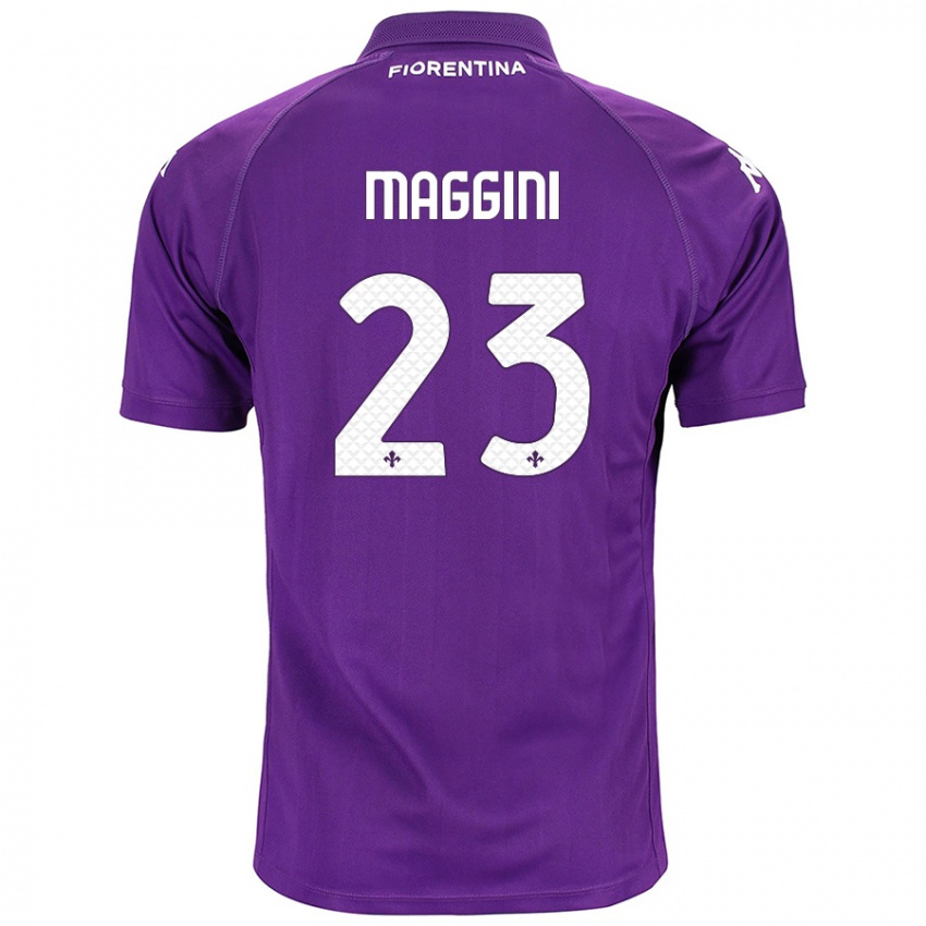 Niño Camiseta Filippo Maggini #23 Morado 1ª Equipación 2024/25 La Camisa Chile