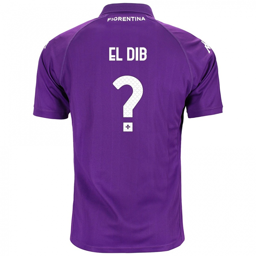 Niño Camiseta Karim El Dib #0 Morado 1ª Equipación 2024/25 La Camisa Chile