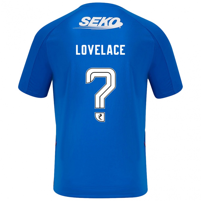 Niño Camiseta Zak Lovelace #0 Azul Oscuro 1ª Equipación 2024/25 La Camisa Chile