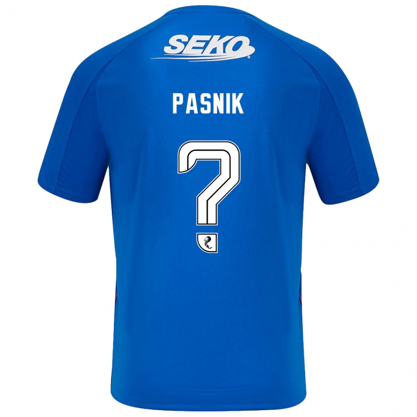 Niño Camiseta Tyler Pasnik #0 Azul Oscuro 1ª Equipación 2024/25 La Camisa Chile