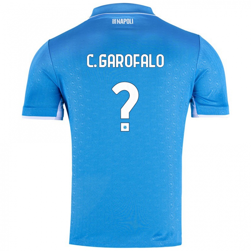 Niño Camiseta Christian Garofalo #0 Azul Cielo 1ª Equipación 2024/25 La Camisa Chile