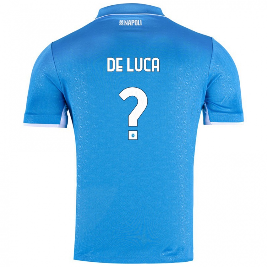 Niño Camiseta Alfonso De Luca #0 Azul Cielo 1ª Equipación 2024/25 La Camisa Chile