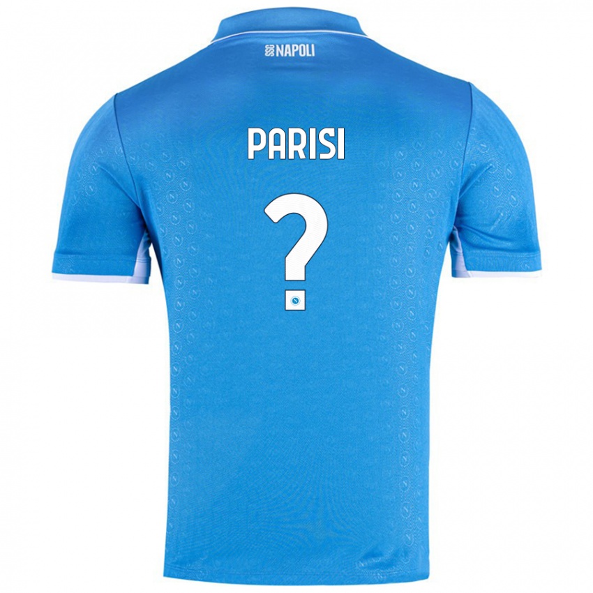 Niño Camiseta Matteo Parisi #0 Azul Cielo 1ª Equipación 2024/25 La Camisa Chile