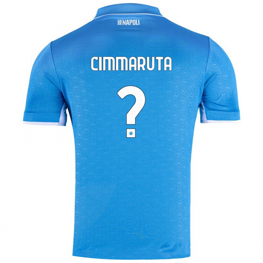 Niño Camiseta Antonio Cimmaruta #0 Azul Cielo 1ª Equipación 2024/25 La Camisa Chile