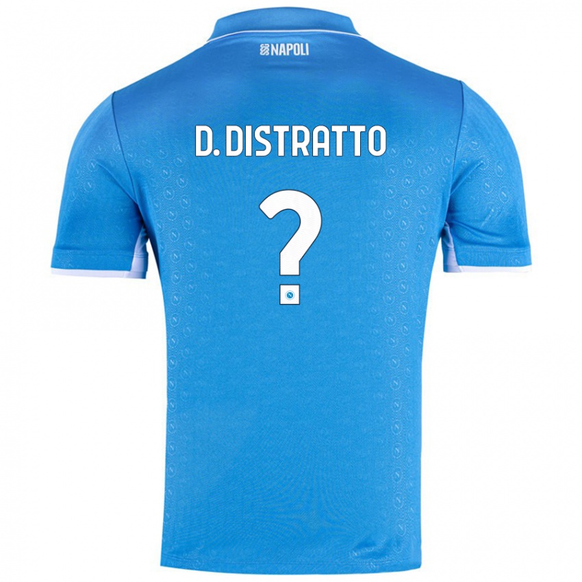 Niño Camiseta Donato Distratto #0 Azul Cielo 1ª Equipación 2024/25 La Camisa Chile