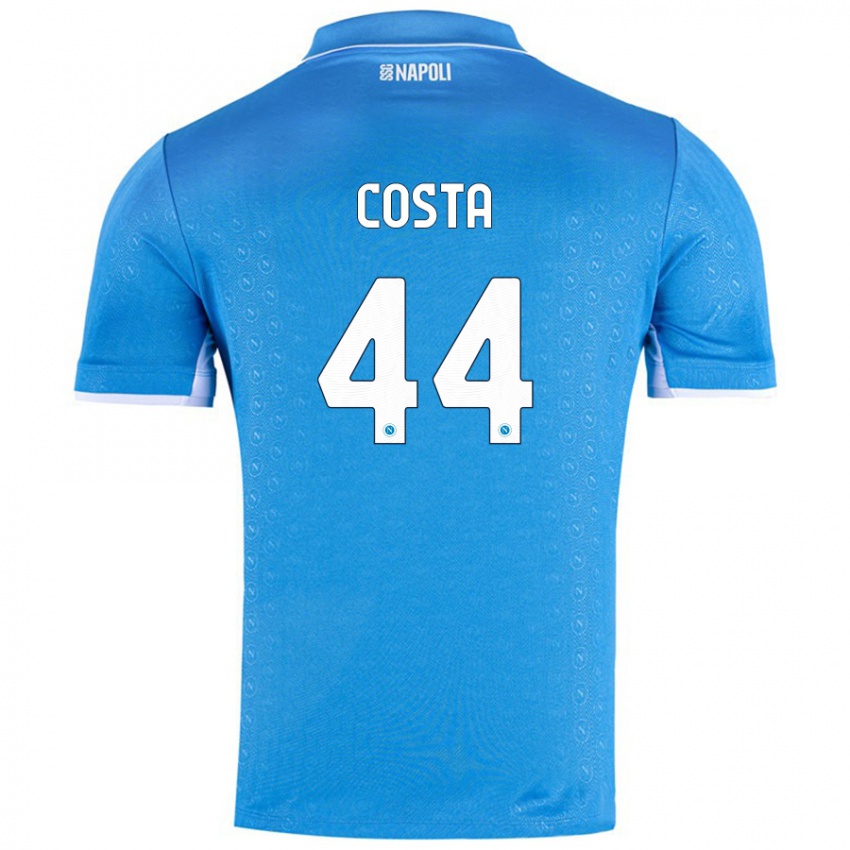 Niño Camiseta Filippo Costa #44 Azul Cielo 1ª Equipación 2024/25 La Camisa Chile