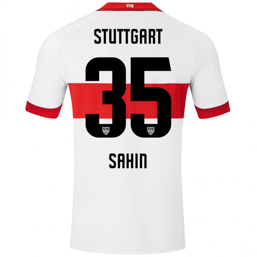 Niño Camiseta Mehmet Sahin #35 Blanco Rojo 1ª Equipación 2024/25 La Camisa Chile