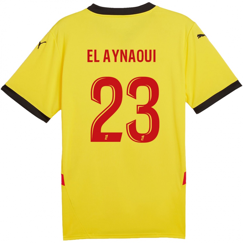 Niño Camiseta Neil El Aynaoui #23 Amarillo Rojo 1ª Equipación 2024/25 La Camisa Chile