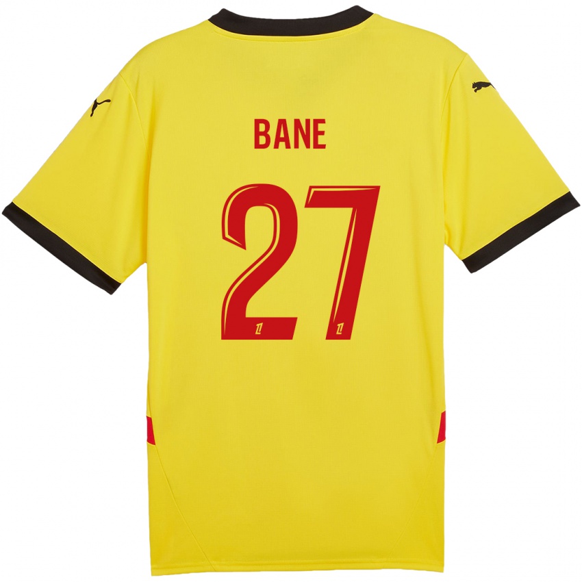 Niño Camiseta Sidi Bane #27 Amarillo Rojo 1ª Equipación 2024/25 La Camisa Chile