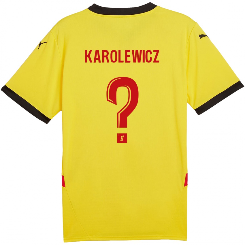 Niño Camiseta Roman Karolewicz #0 Amarillo Rojo 1ª Equipación 2024/25 La Camisa Chile