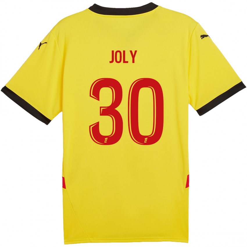 Niño Camiseta Blandine Joly #30 Amarillo Rojo 1ª Equipación 2024/25 La Camisa Chile