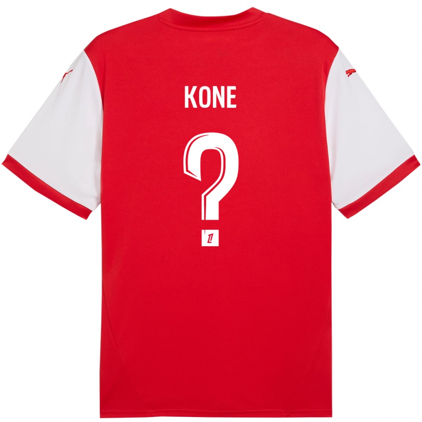 Niño Camiseta Abdoul Koné #0 Rojo Blanco 1ª Equipación 2024/25 La Camisa Chile