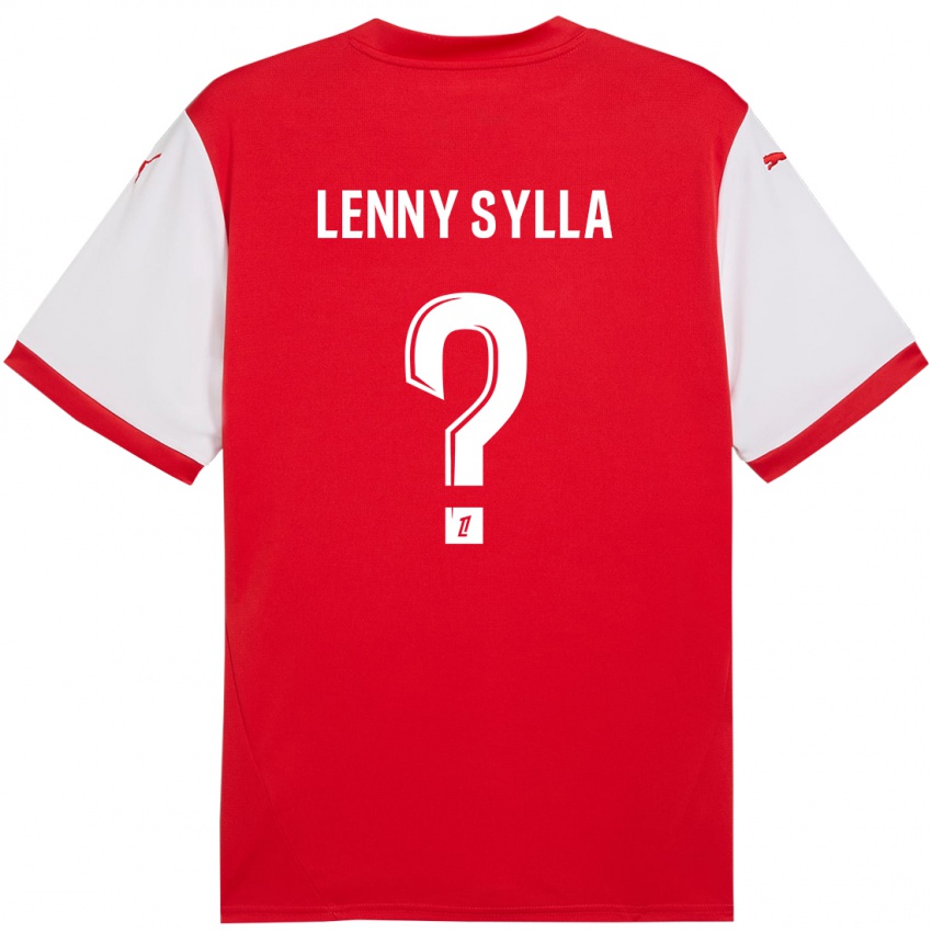 Niño Camiseta Lenny Sylla #0 Rojo Blanco 1ª Equipación 2024/25 La Camisa Chile