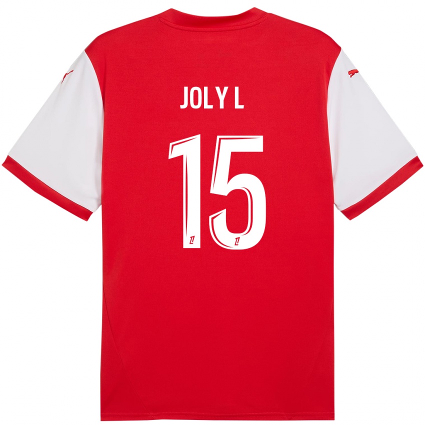 Niño Camiseta Lou Ann Joly #15 Rojo Blanco 1ª Equipación 2024/25 La Camisa Chile