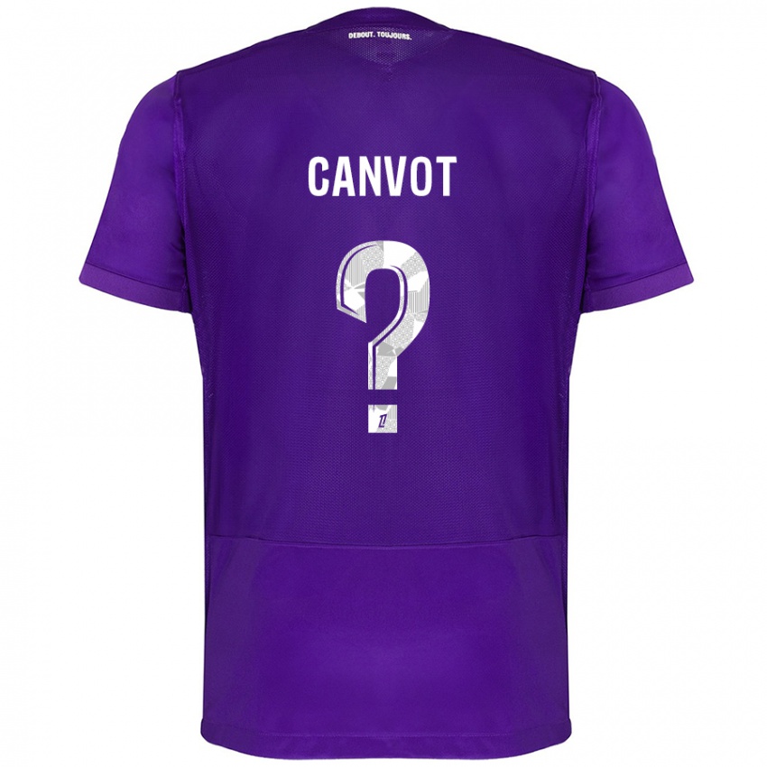 Niño Camiseta Jaydee Canvot #0 Morado Blanco 1ª Equipación 2024/25 La Camisa Chile