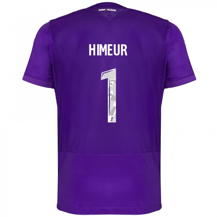 Niño Camiseta Thomas Himeur #1 Morado Blanco 1ª Equipación 2024/25 La Camisa Chile