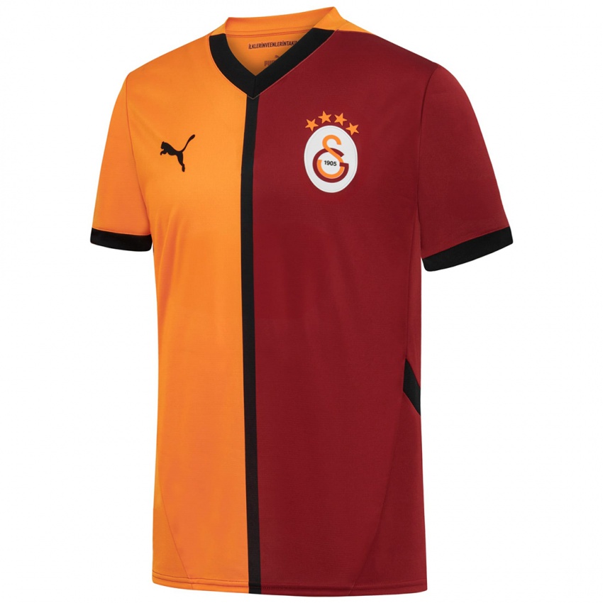 Niño Camiseta Gökdeniz Gürpüz #36 Amarillo Rojo 1ª Equipación 2024/25 La Camisa Chile