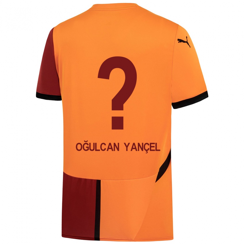 Niño Camiseta Necati Oğulcan Yançel #0 Amarillo Rojo 1ª Equipación 2024/25 La Camisa Chile