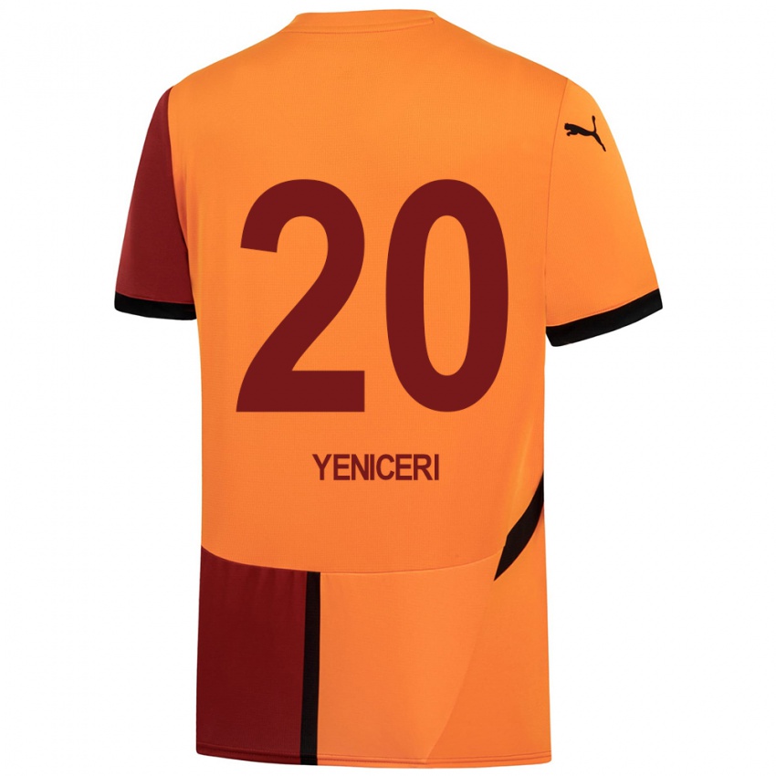 Niño Camiseta Berna Yeniçeri #20 Amarillo Rojo 1ª Equipación 2024/25 La Camisa Chile