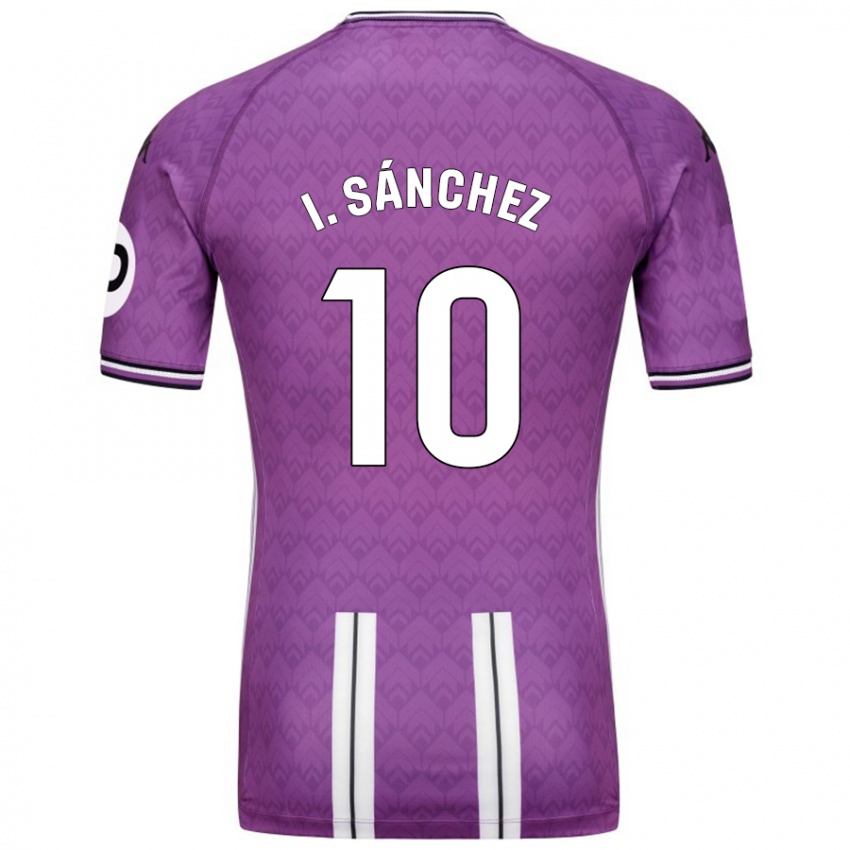 Niño Camiseta Iván Sánchez #10 Púrpura Blanco 1ª Equipación 2024/25 La Camisa Chile