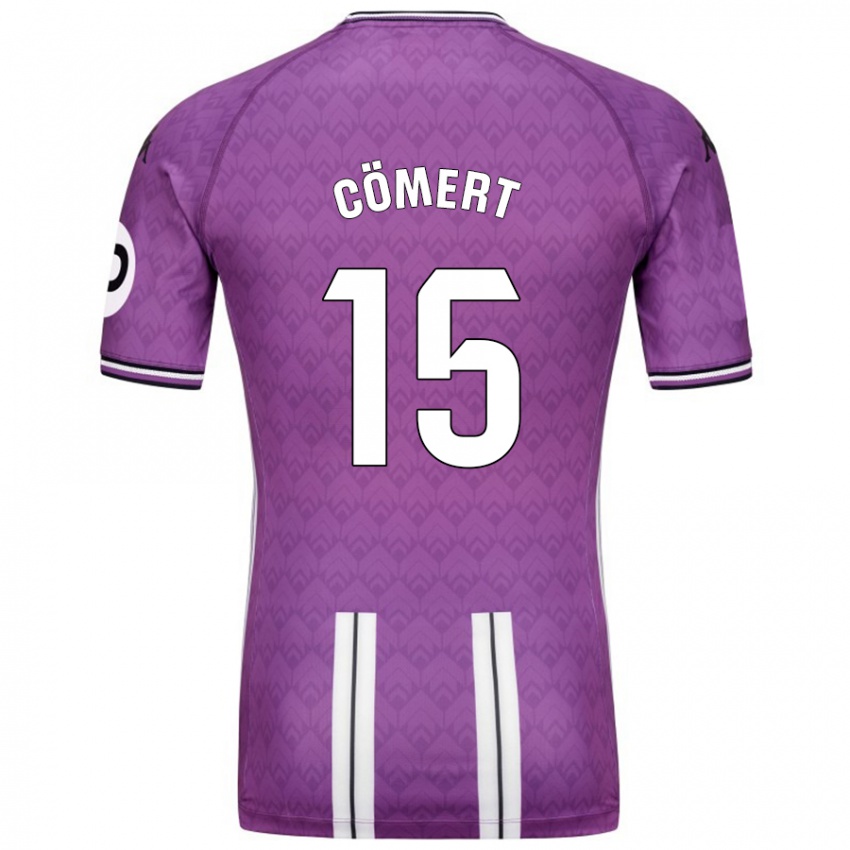 Niño Camiseta Eray Cömert #15 Púrpura Blanco 1ª Equipación 2024/25 La Camisa Chile