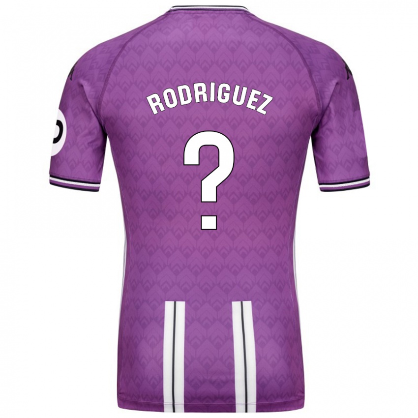 Niño Camiseta Gabriel Rodríguez #0 Púrpura Blanco 1ª Equipación 2024/25 La Camisa Chile