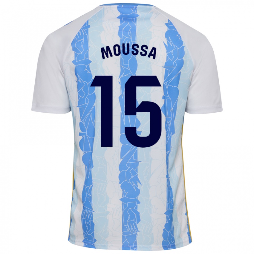 Niño Camiseta Moussa Diarra #15 Blanco Azul 1ª Equipación 2024/25 La Camisa Chile