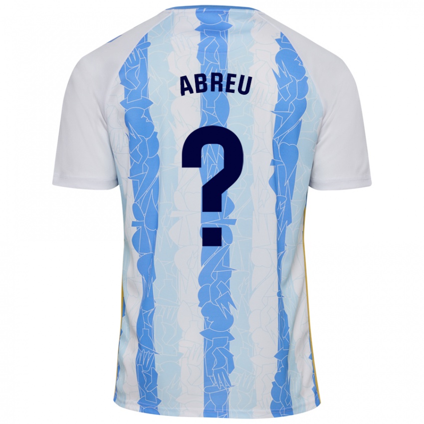 Niño Camiseta Marco Abreu #0 Blanco Azul 1ª Equipación 2024/25 La Camisa Chile