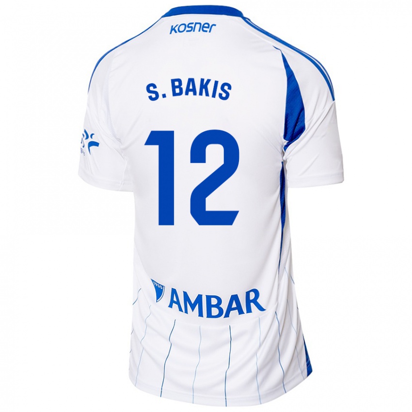 Niño Camiseta Sinan Bakış #12 Rojo Blanco 1ª Equipación 2024/25 La Camisa Chile