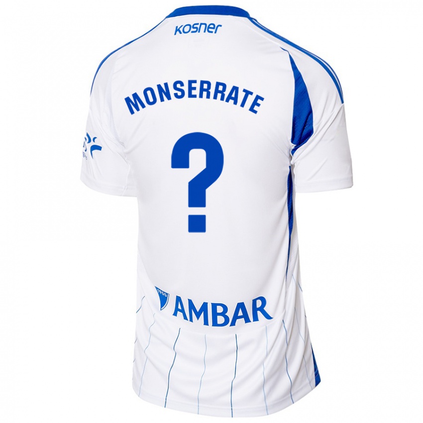 Niño Camiseta Jano Monserrate #0 Rojo Blanco 1ª Equipación 2024/25 La Camisa Chile