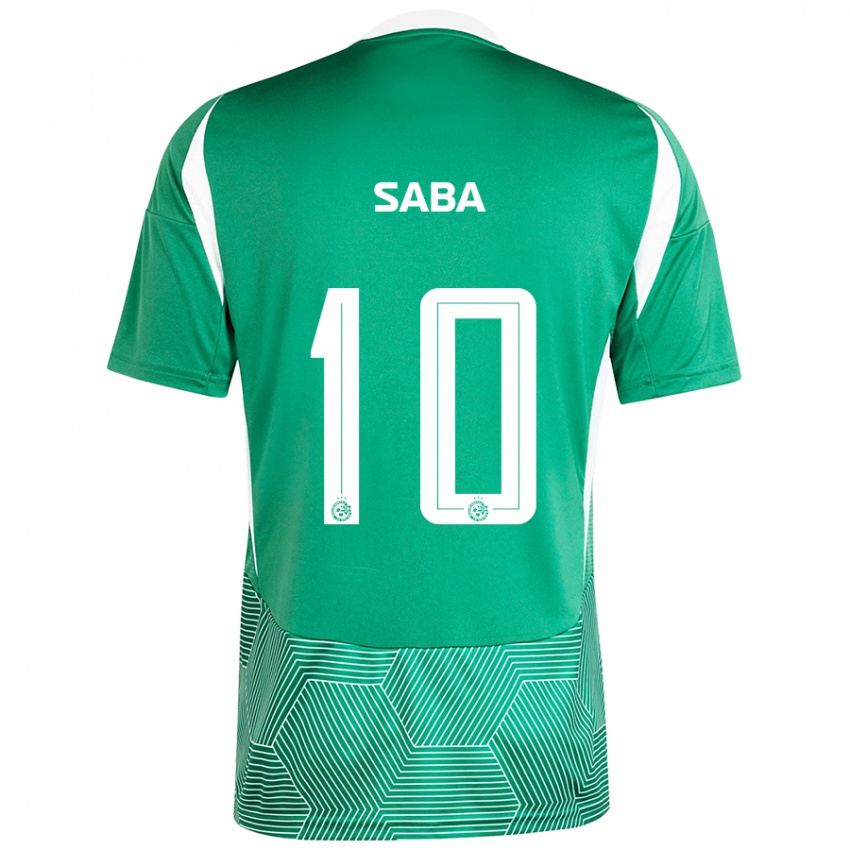 Niño Camiseta Dia Saba #10 Verde Blanco 1ª Equipación 2024/25 La Camisa Chile