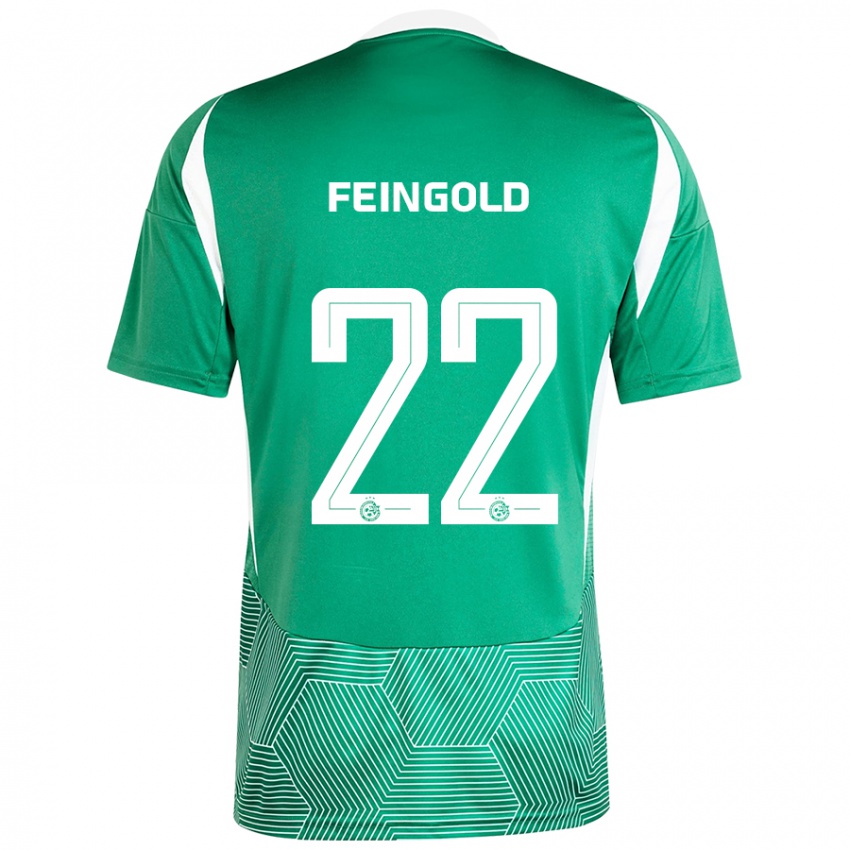 Niño Camiseta Ilay Feingold #22 Verde Blanco 1ª Equipación 2024/25 La Camisa Chile