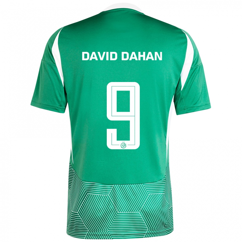 Niño Camiseta Omer David Dahan #9 Verde Blanco 1ª Equipación 2024/25 La Camisa Chile