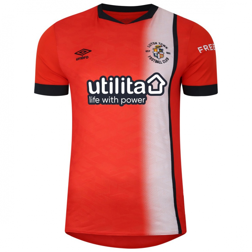 Niño Camiseta Aidan Francis-Clarke #0 Naranja Negro 1ª Equipación 2024/25 La Camisa Chile