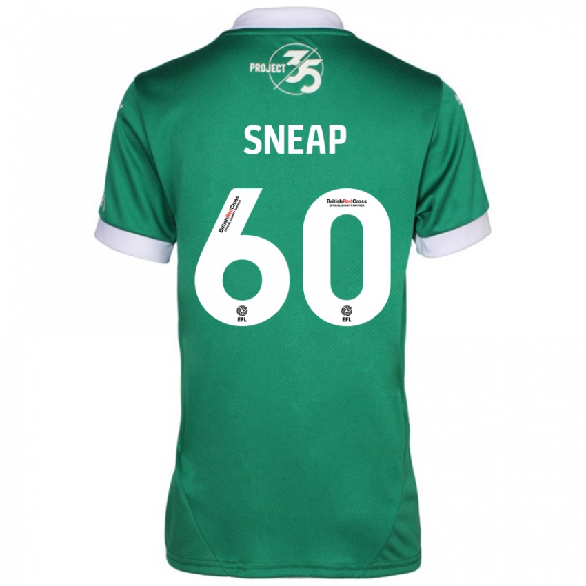 Niño Camiseta Harley Sneap #60 Verde Blanco 1ª Equipación 2024/25 La Camisa Chile