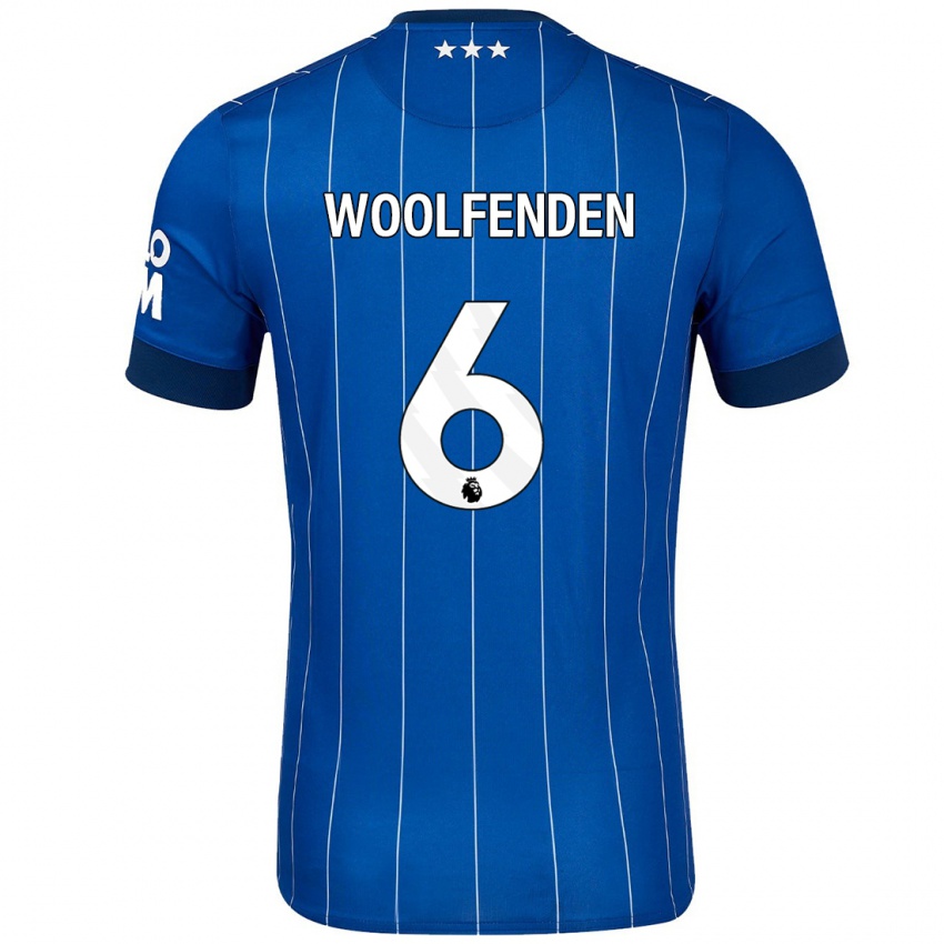 Niño Camiseta Luke Woolfenden #6 Azul Marino 1ª Equipación 2024/25 La Camisa Chile