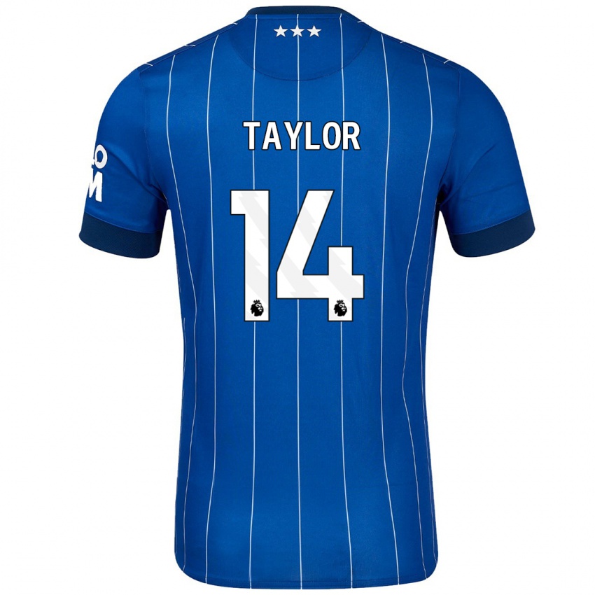 Niño Camiseta Jack Taylor #14 Azul Marino 1ª Equipación 2024/25 La Camisa Chile