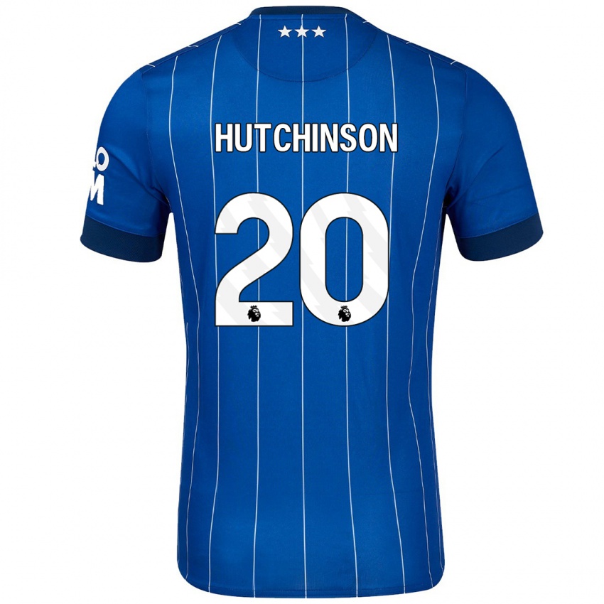 Niño Camiseta Omari Hutchinson #20 Azul Marino 1ª Equipación 2024/25 La Camisa Chile