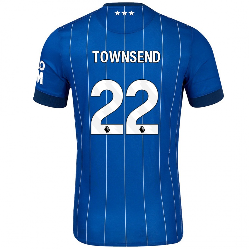 Niño Camiseta Conor Townsend #22 Azul Marino 1ª Equipación 2024/25 La Camisa Chile