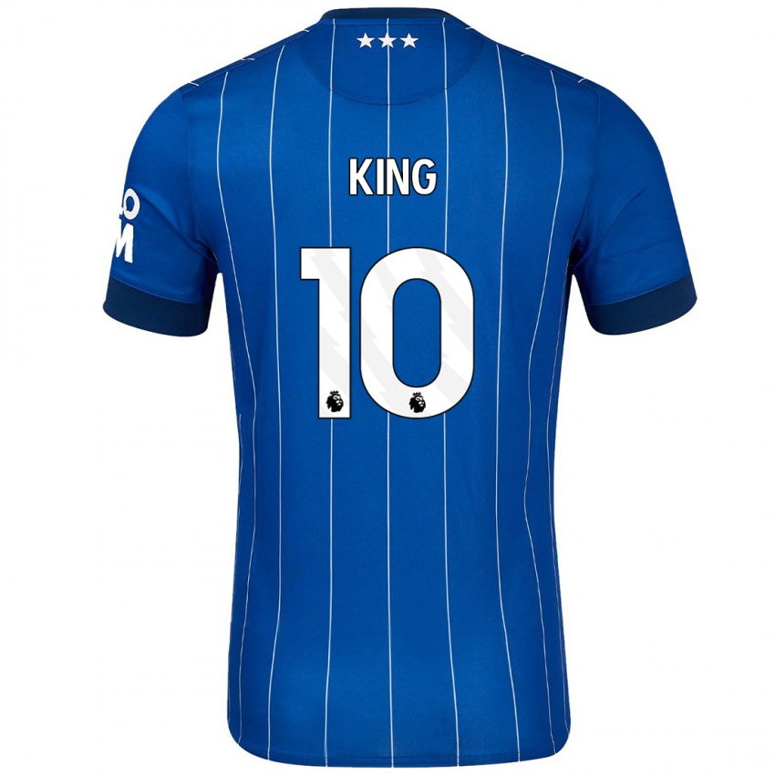 Niño Camiseta Eloise King #10 Azul Marino 1ª Equipación 2024/25 La Camisa Chile