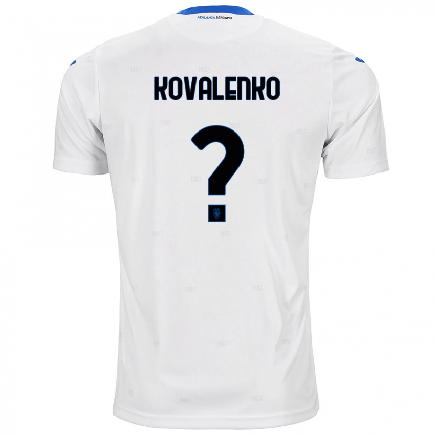 Niño Camiseta Viktor Kovalenko #0 Blanco 2ª Equipación 2024/25 La Camisa Chile